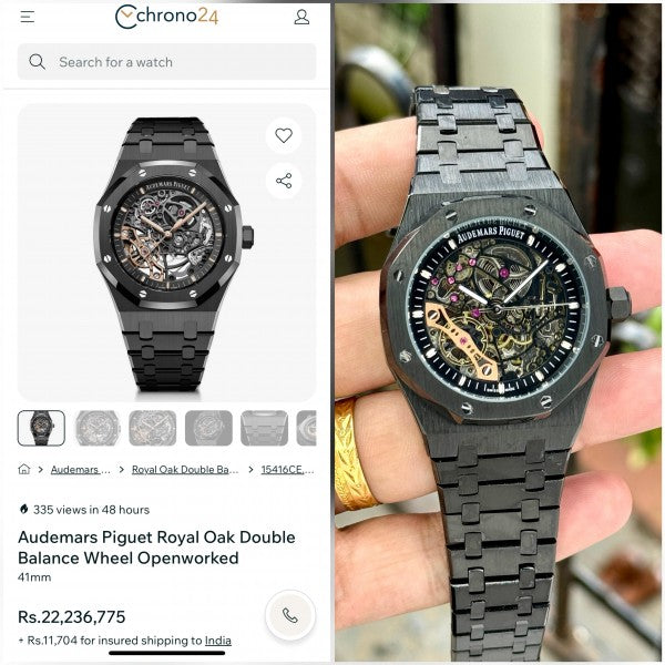 MENS WATCH /AUDEMAR_S PIGUET SKELETON