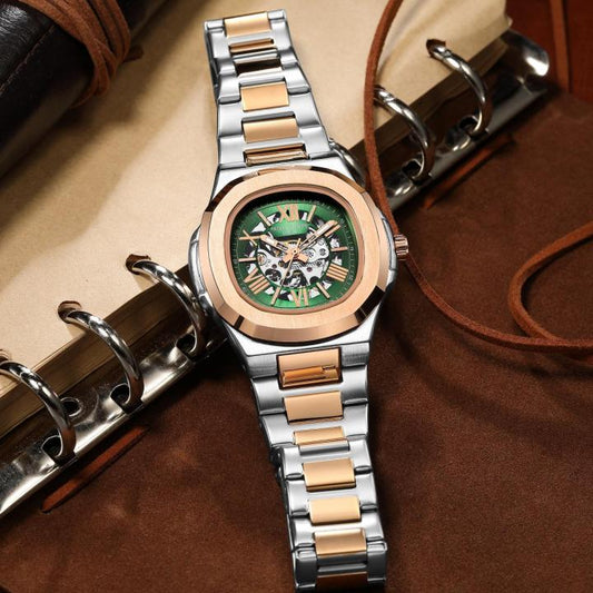 /MENS WATCH /PATEK_PHILIPPE SKELETON AUTOMATIC