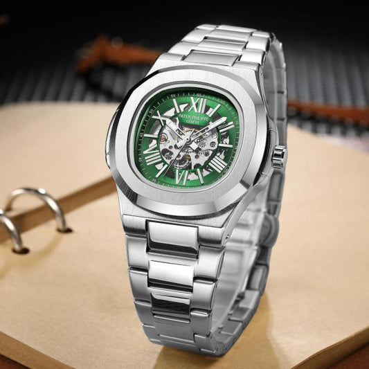 /MENS WATCH /PATEK_PHILIPPE SKELETON AUTOMATIC